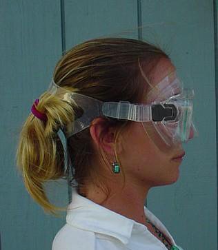 air space under mask